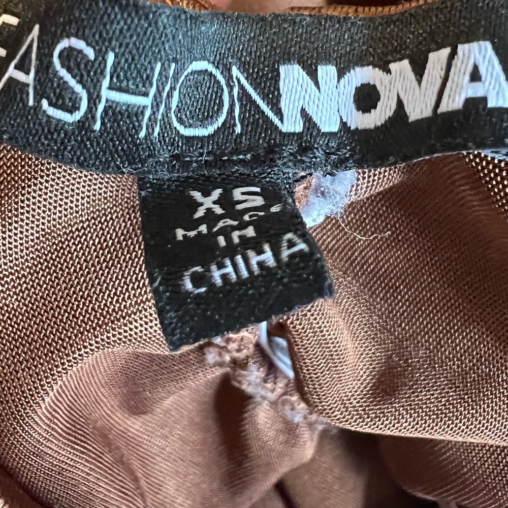 Fashion Nova Chocolate Backless Dress - Picture 2 of 3